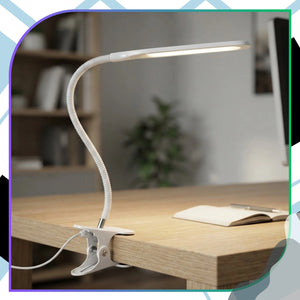 LED lempa skaitymui su spaustuku, USB