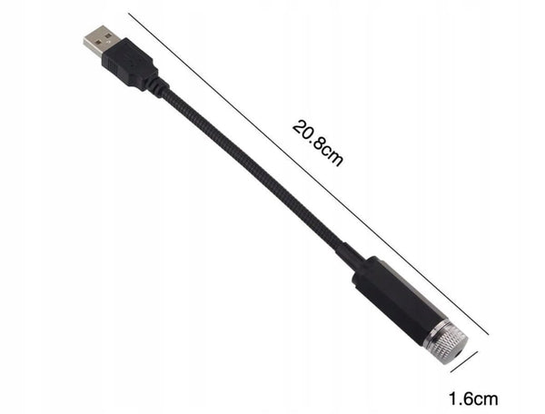 LED USB automobilio žvaigždžių projektorius, mėlynas A82
