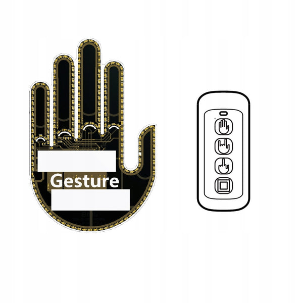LED gestų signalizatorius automobiliui su pultu A93