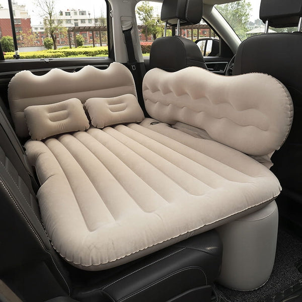 Automobilinis čiužinys XL juodas su pompa A97