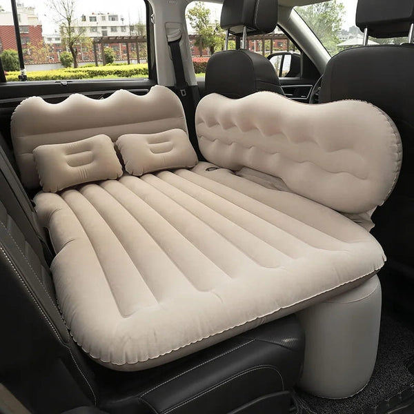 Automobilinis čiužinys XL juodas su pompa A97