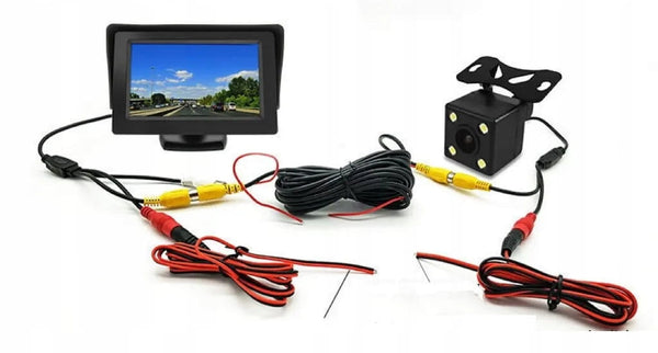 Atbulinės eigos monitorius 4,3" TFT-LCD 12–24V A107