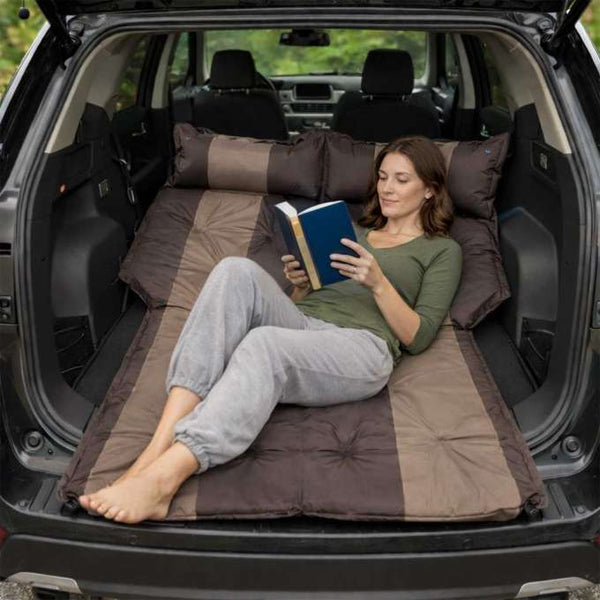 Dvivietis pripučiamas čiužinys miegui automobiliui 184×131 cm