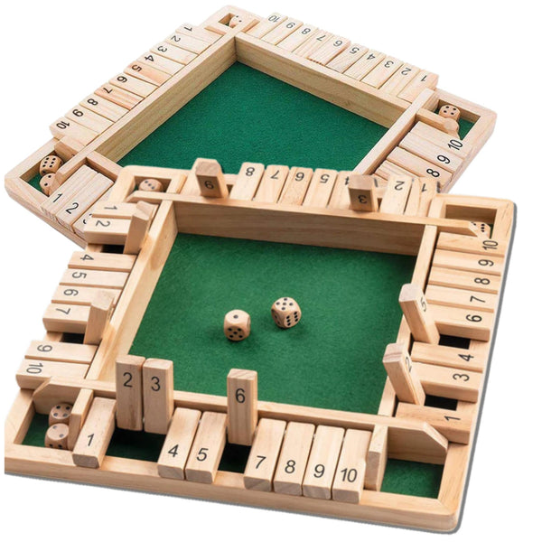 Medinis stalo žaidimas su kauliukais Shut the Box TP96