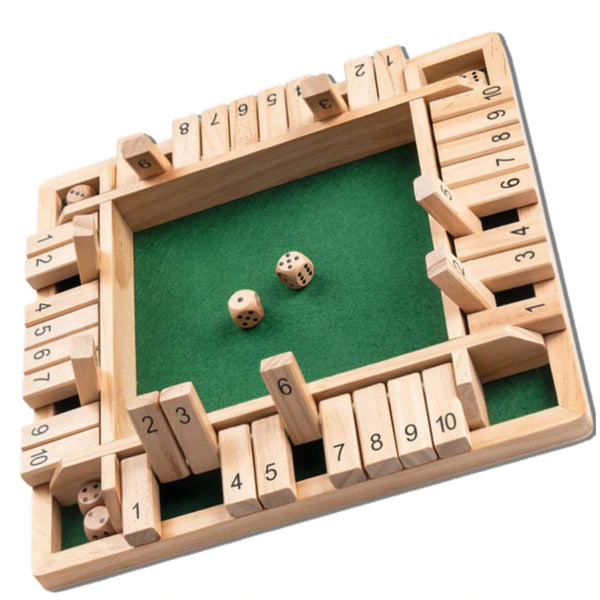 Medinis stalo žaidimas su kauliukais Shut the Box TP96