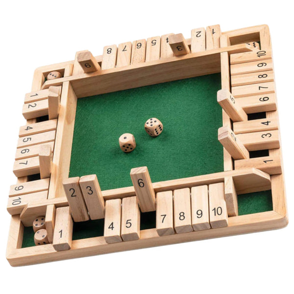 Medinis stalo žaidimas su kauliukais Shut the Box TP96