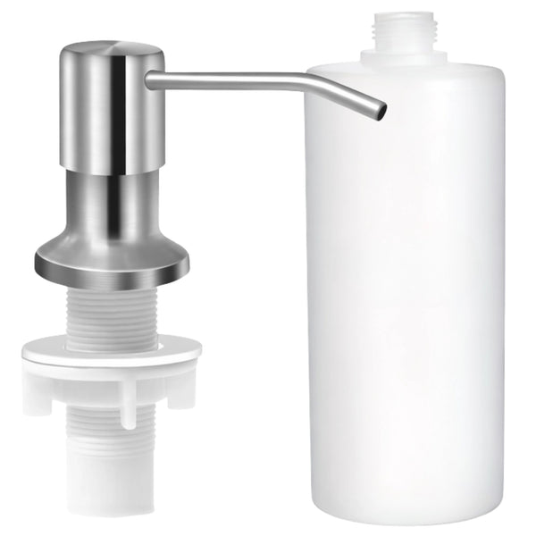 Įmontuojamas dozatorius sidabrinis 500 ml DH128