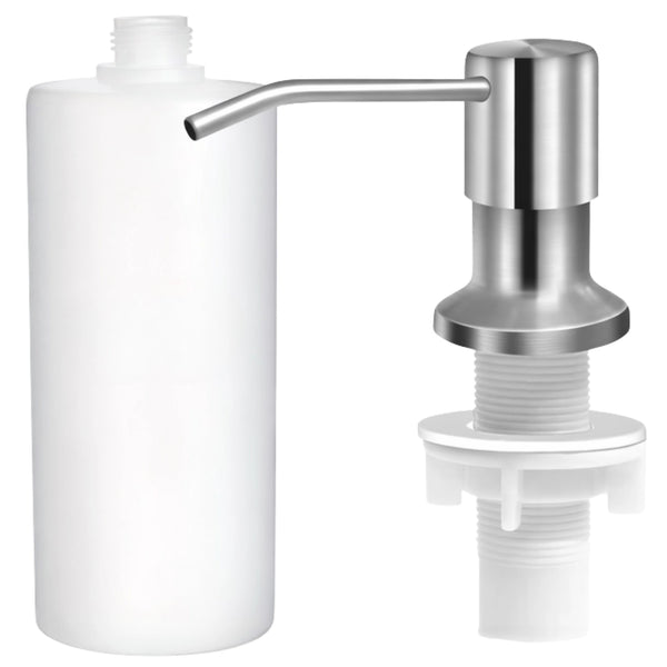 Įmontuojamas dozatorius sidabrinis 500 ml DH128