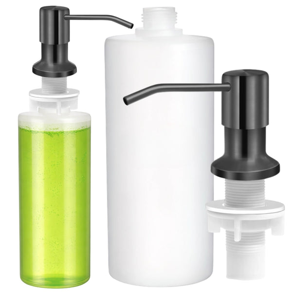 Įmontuojamas skysčio dozatorius, juodas, 500 ml DH129