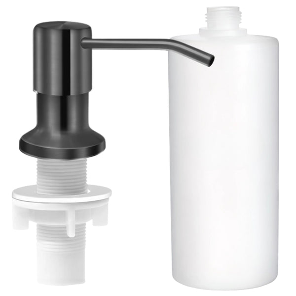 Įmontuojamas skysčio dozatorius, juodas, 500 ml DH129