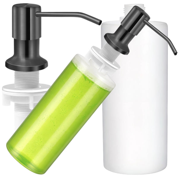 Įmontuojamas skysčio dozatorius, juodas, 500 ml DH129