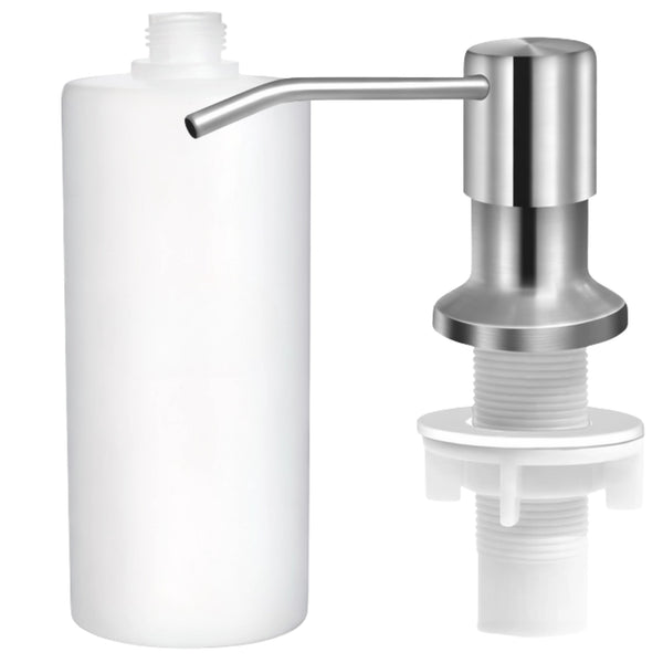 Įmontuojamas dozatorius sidabrinis 350 ml DH130