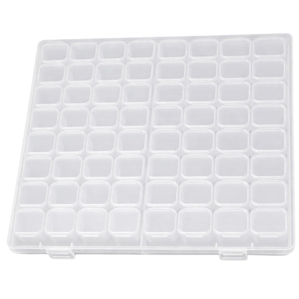 Papuošalų dėžutė-organizatorius PVC, 56 skyreliai E10