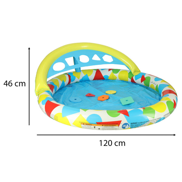 BESTWAY 52378 vaikiškas pripučiamas baseinėlis su minkštu dugnu, 120 cm N7
