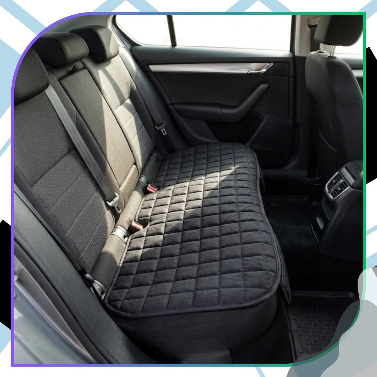 Apsauginis galinės automobilio sėdynės kilimėlis 133x50 cm