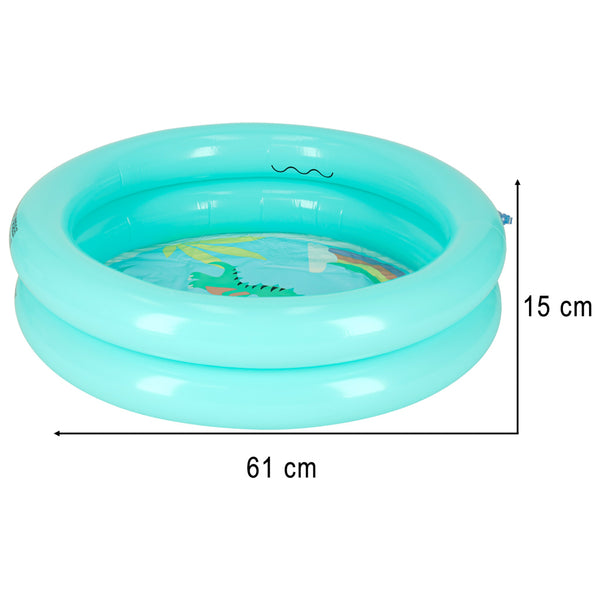 Vaikiškas pripučiamas baseinėlis 61 cm, turkio spalvos BESTWAY 51061 N10