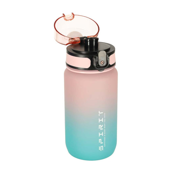 Sportinis vandens buteliukas su snapeliu, be BPA, 600 ml, rožinis–mėlynas N94