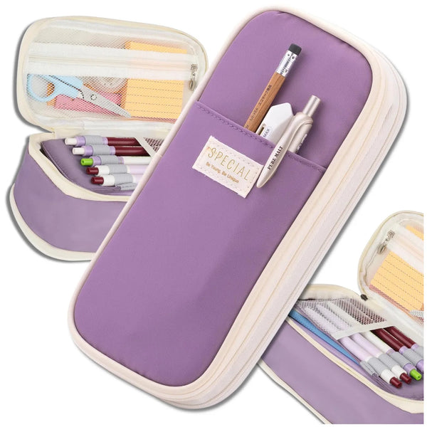 Klasikinis pieštukinis, violetinis, poliesteris M15