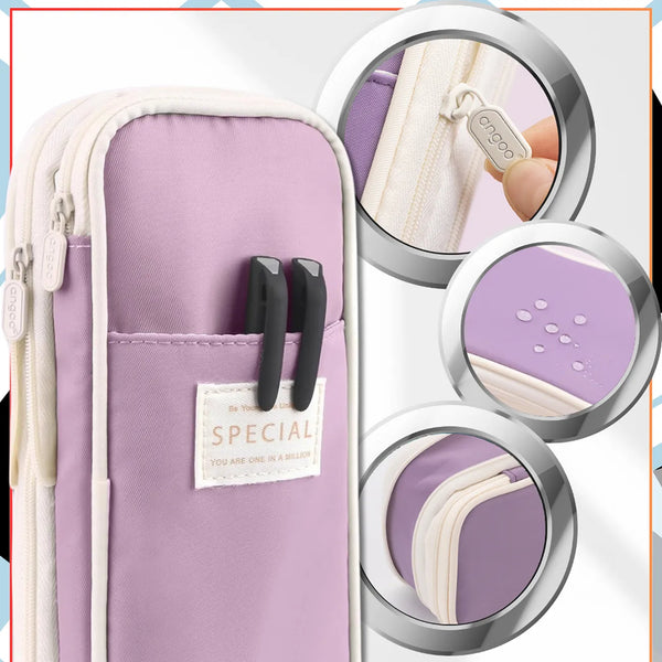 Klasikinis pieštukinis, violetinis, poliesteris M15