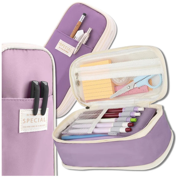 Klasikinis pieštukinis, violetinis, poliesteris M15