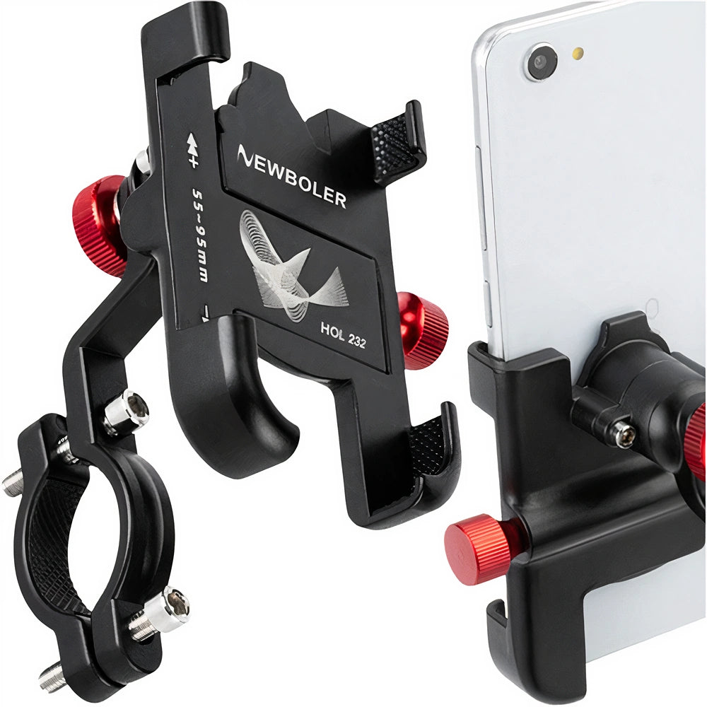 Metalinis telefono laikiklis ant vairo, 360° D18