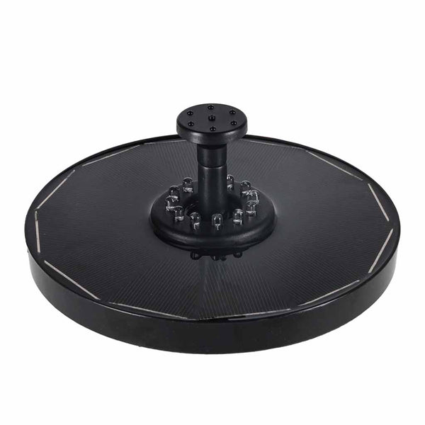 Saulės fontanas LUARO tvenkiniui, plūduriuojantis siurblys su RGB LED, 16 cm I25