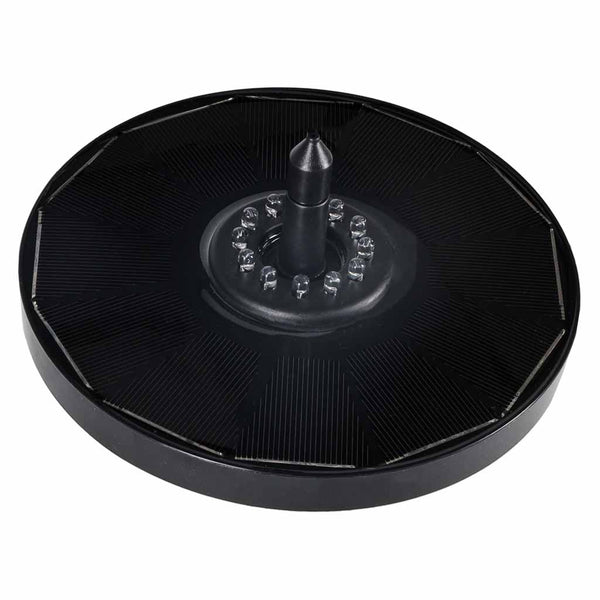 Saulės fontanas LUARO tvenkiniui, plūduriuojantis siurblys su RGB LED, 16 cm I25