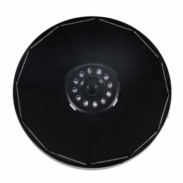Saulės fontanas LUARO tvenkiniui, plūduriuojantis siurblys su RGB LED, 16 cm I25