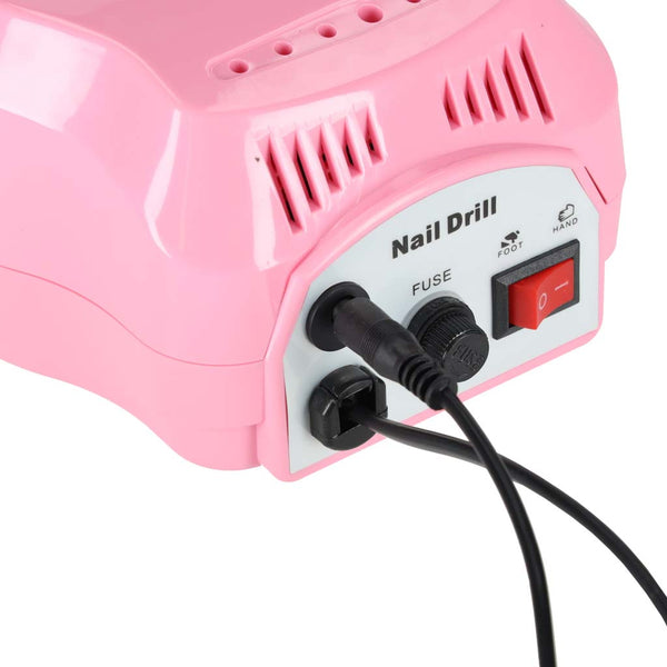 Elektrinė nagų freza 65 W manikiūrui ir pedikiūrui, 6 antgaliai frezos R14