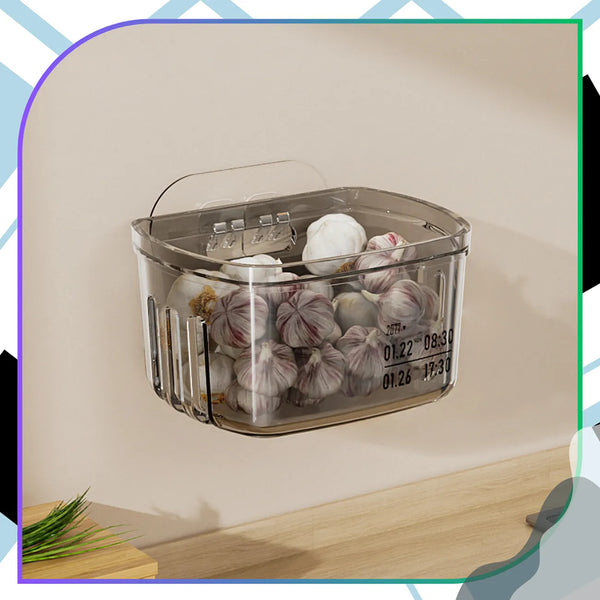 Sieninis laikymo organizatorius, pilkas PVC, 2 vnt. E37