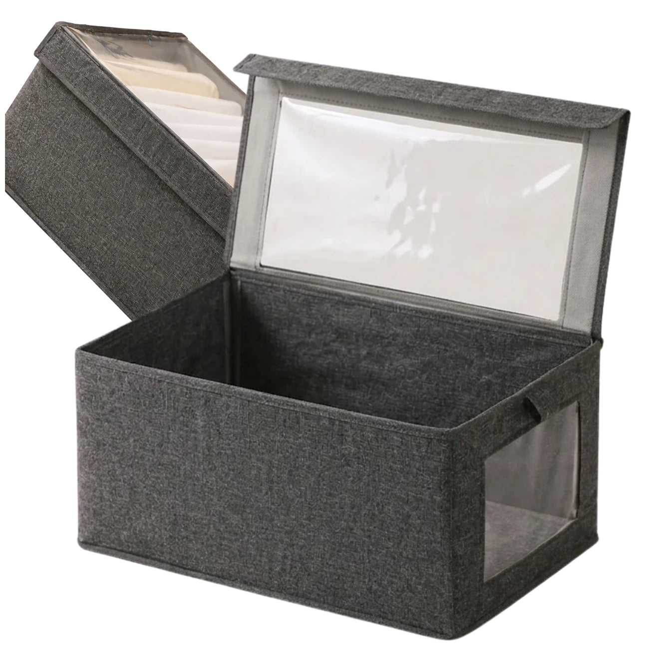 Drabužių organizatorius pilkas poliesteris 40x25x20 N121