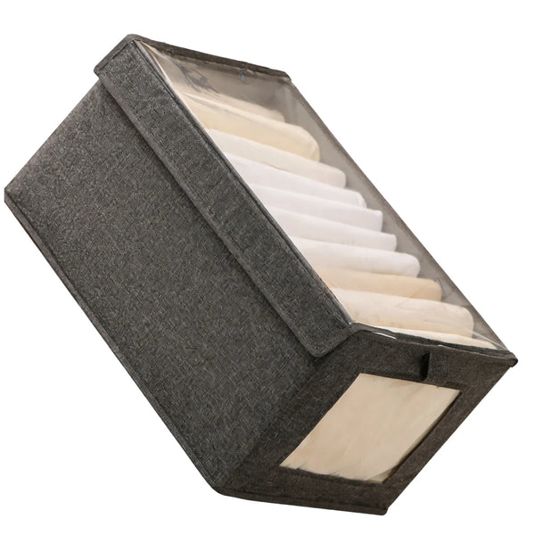Drabužių organizatorius pilkas poliesteris 40x25x20 N121