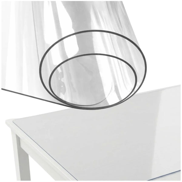 Skaidrus PVC apsauginis stalo kilimėlis 120x60 E74