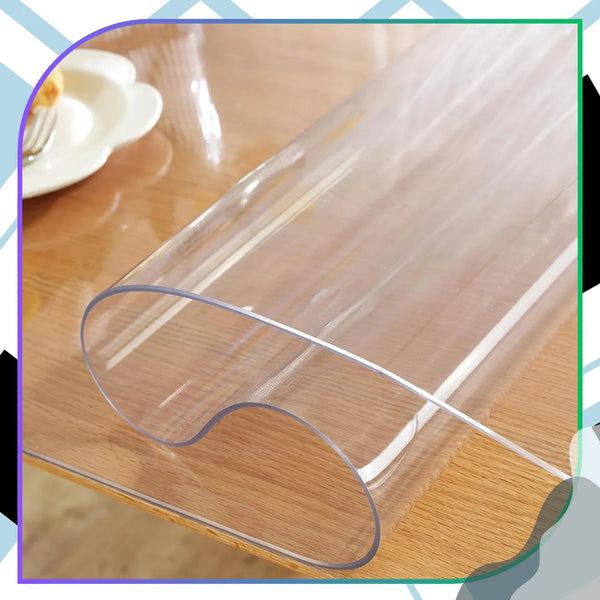 Skaidrus PVC apsauginis stalo kilimėlis 120x60 E74