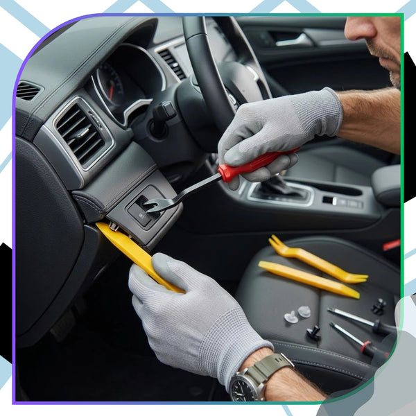 Automobilinių klipsų rinkinys 415 vnt. su dėklu E144