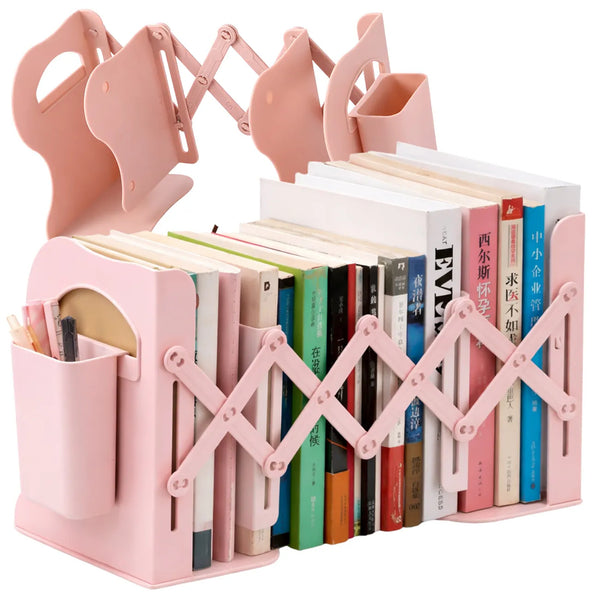 Sulankstomas rožinis PVC organizatorius-lentyna E53