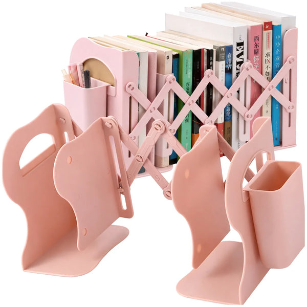 Sulankstomas rožinis PVC organizatorius-lentyna E53