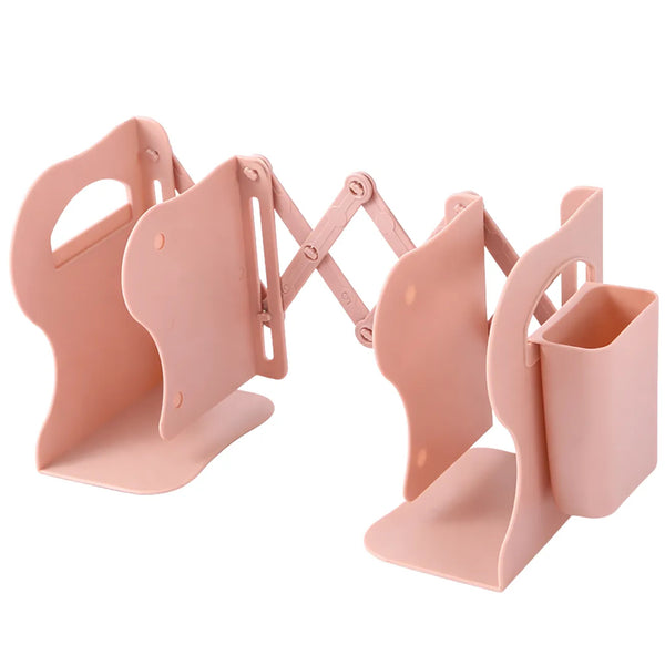 Sulankstomas rožinis PVC organizatorius-lentyna E53