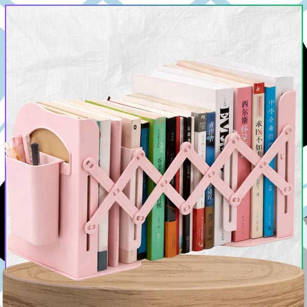 Sulankstomas rožinis PVC organizatorius-lentyna E53