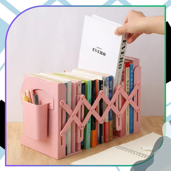 Sulankstomas rožinis PVC organizatorius-lentyna E53