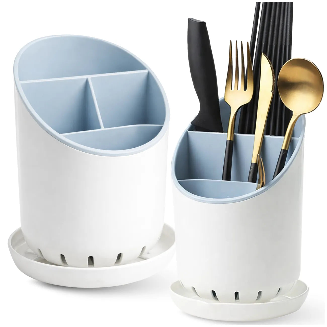 Stalo įrankių džiovykla–organizeris, mėlyna PVC TP113