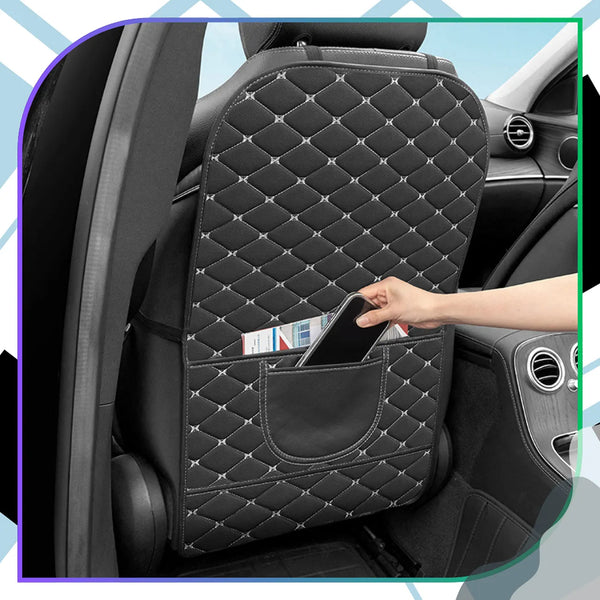 Automobilinės sėdynės atlošo apsauga, juoda TP111