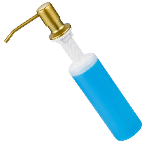 Auksinis skysčio dozatorius 350 ml, nerūdijantis plienas