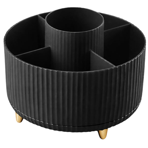 Kosmetikos organizatorius juodas plastikinis E114