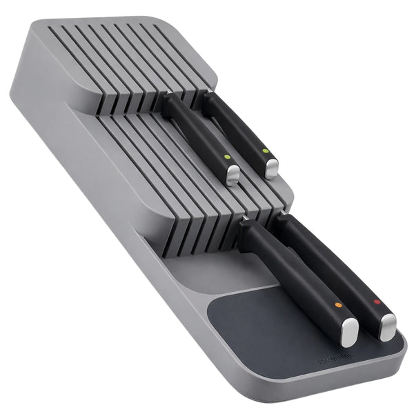 Peilių stalčiaus įdėklas, pilkas, 9 skyreliai TP179