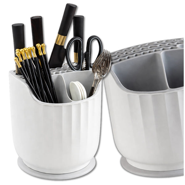 Suktukas stalo įrankių džiovykla, balta, 360° TP174