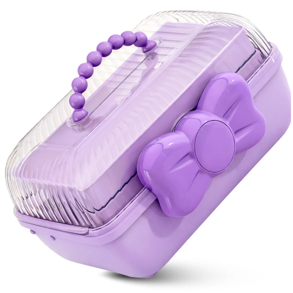 3 lygių violetinis dėklas-organizatorius mergaitei TP160