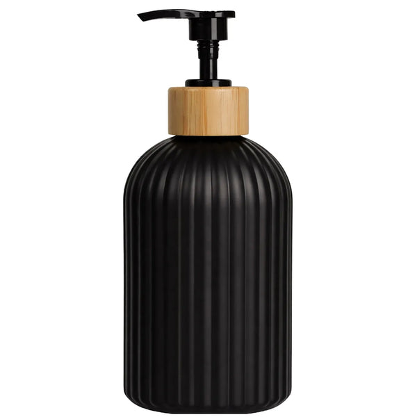 Skysto muilo dozatorius juodas PVC 500 ml E31