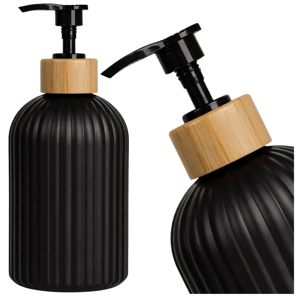 Skysto muilo dozatorius juodas PVC 500 ml E31