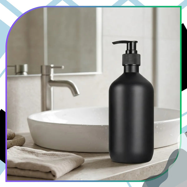 Skysto muilo dozatorius juodas matinis 300 ml E32